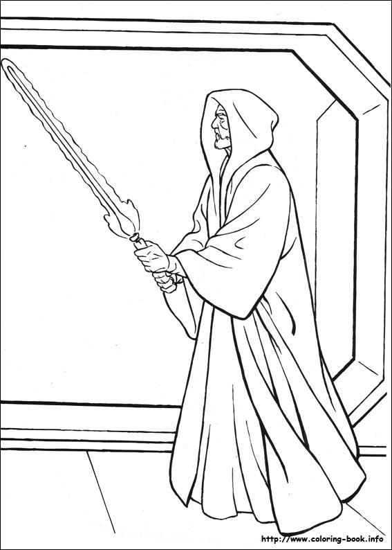 Star Wars coloring picture